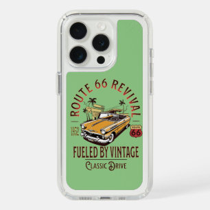 ROUTE 66 REVIVAL - FUELED BY VINTAGE - BEL AIR iPhone 15 PRO CASE