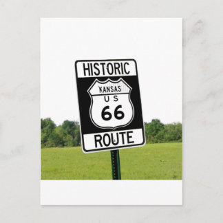 Route 66 Road Postcard