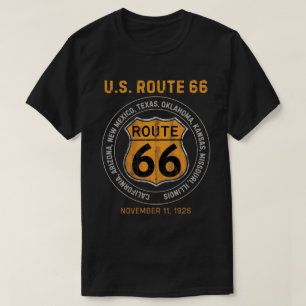 Route 66 Road Sign T-Shirt