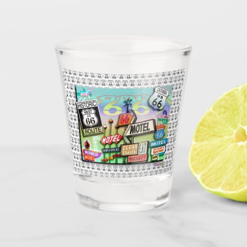 ROUTE 66 SHOT GLASS
