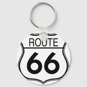 Route 66 Sign Keychain