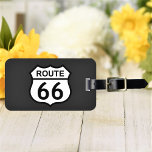 Route 66 Sign or Custom Photo Personalized Luggage Tag<br><div class="desc">Upload a photo, add a name and contact info, and easily create your personalized luggage tag. Click CUSTOMIZE to change the background color. You can TRANSFER this DESIGN on other Zazzle products and adjust it to fit most of the Zazzle items. Standard Studio designs are made in high-resolution vector graphics...</div>