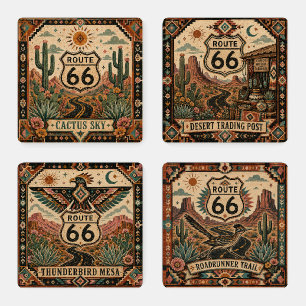 Route 66 Southwestern Desert Coaster Set