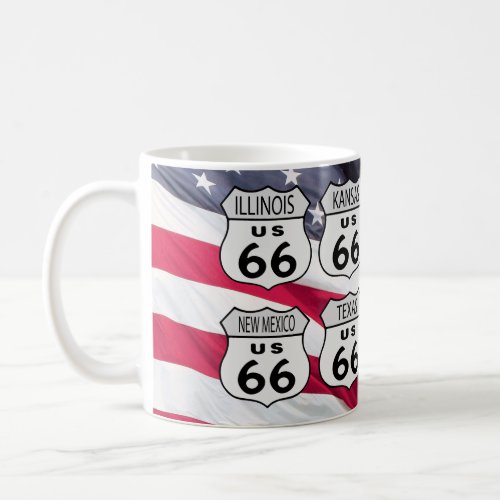 Route 66 States Coffee Mug