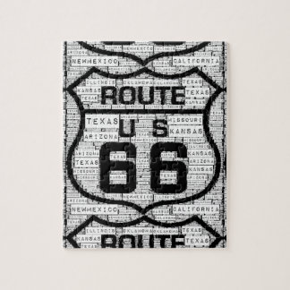 Route 66 States Puzzle