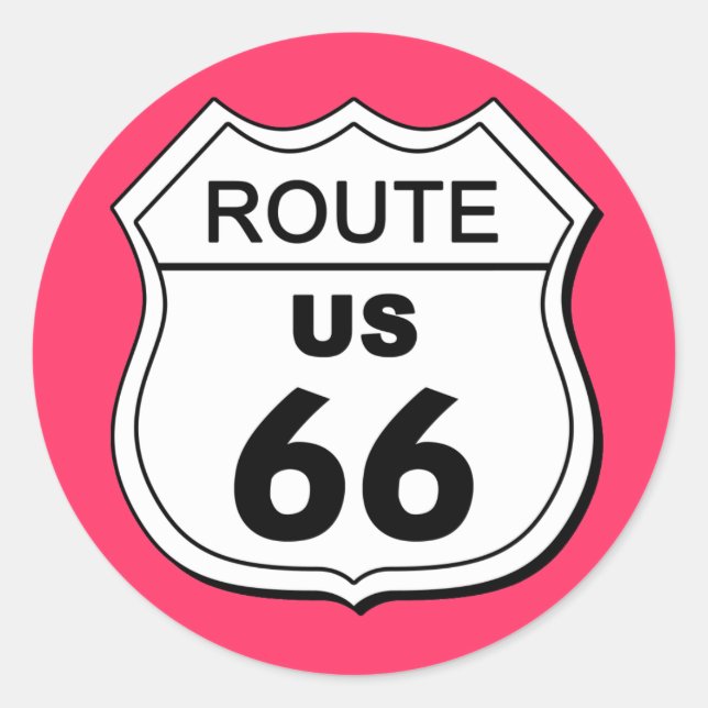 Route 66 Sticker (Front)