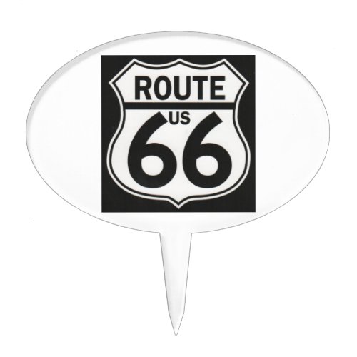 Route 66 _ The Mother Road Cake Topper