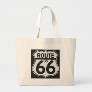 Route 66 - The Mother Road Large Tote Bag