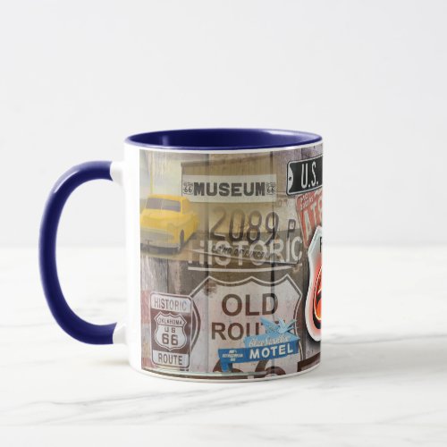 Route 66 the Mother Road Mug