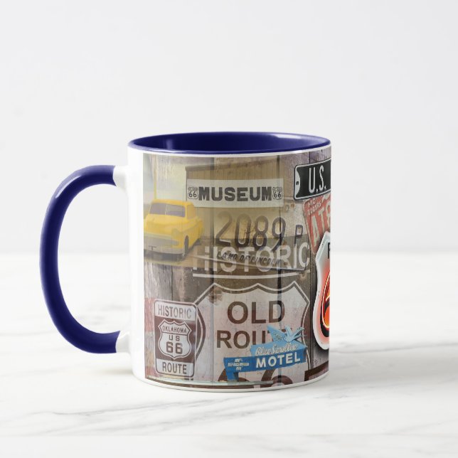 Route 66 the Mother Road Mug (Left)