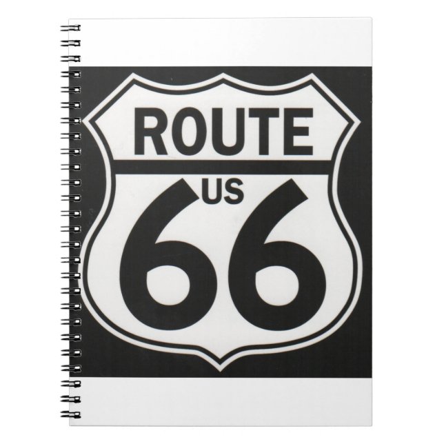 Route 66 - The Mother Road Notebook (Front)