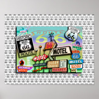 ROUTE 66 - The Mother Road POSTERS & FINE ART