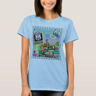 ROUTE 66 - The Mother Road WOMENS LIGHT TEES