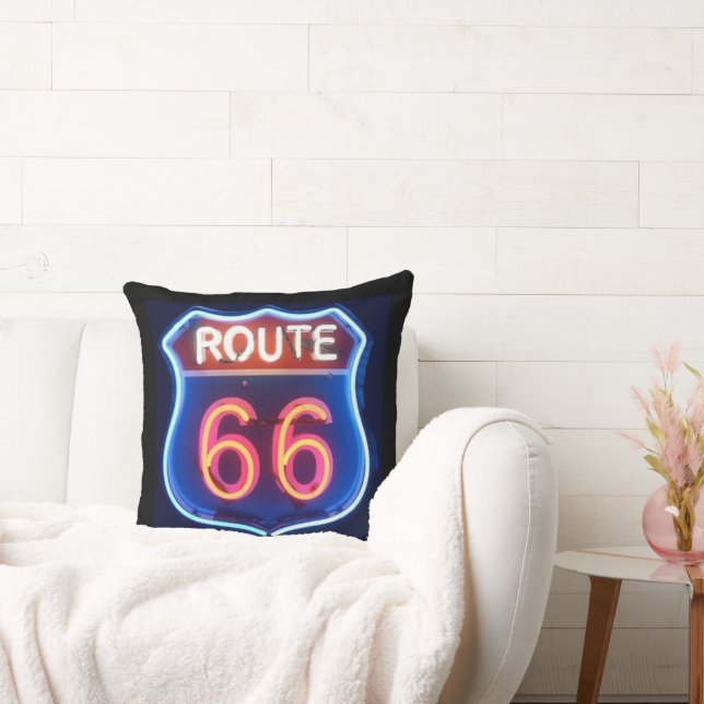 Route 66 throw pillow (Couch)