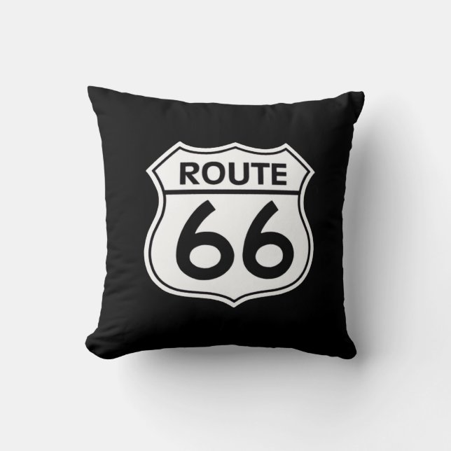 Route 66... throw pillow (Front)