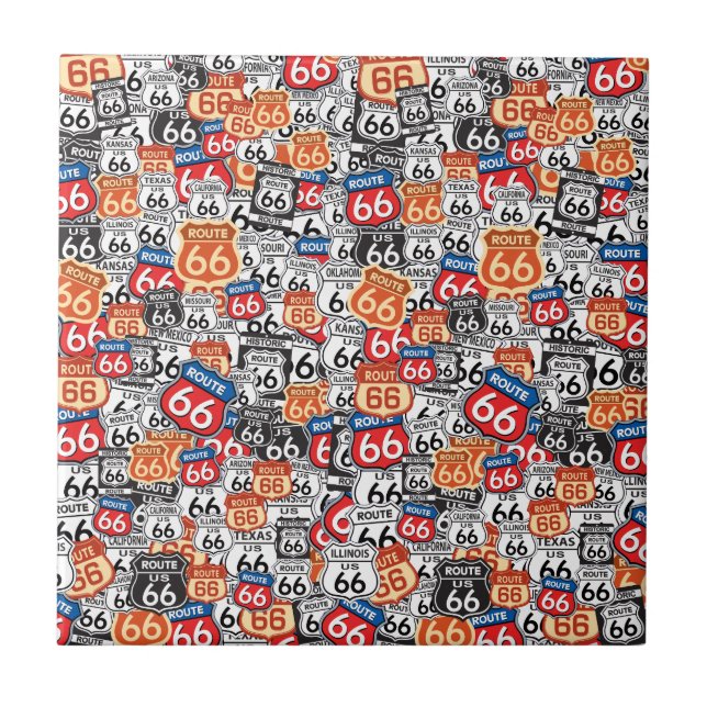 Route 66 tile (Front)