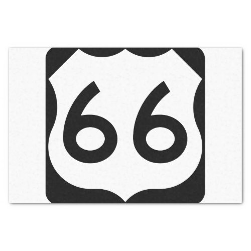 Route 66 tissue paper