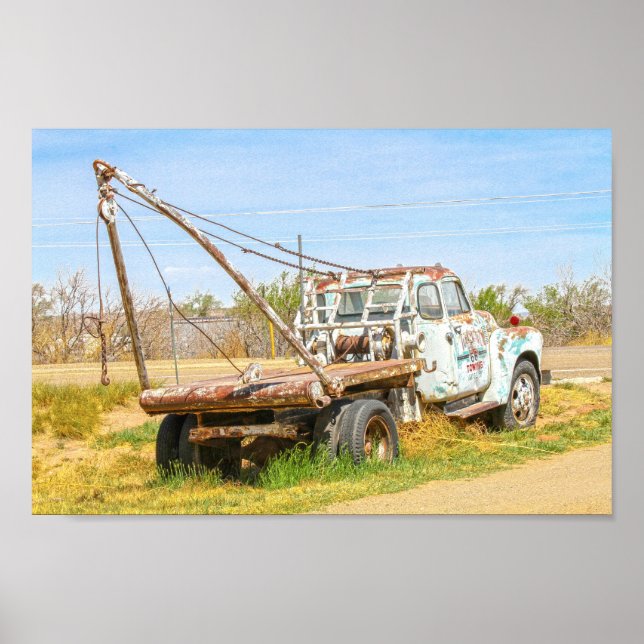 Route 66 Tow Truck, Tucumcari, New Mexico Poster (Front)
