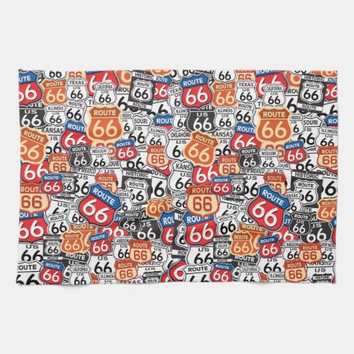 Route 66 towel