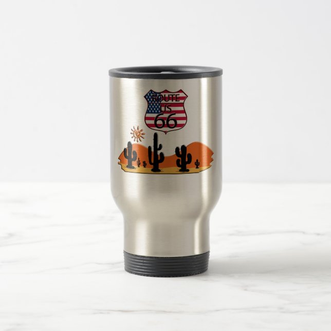 Route 66 travel mug (Center)
