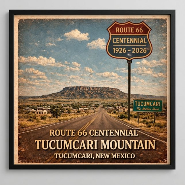 Route 66 Tucumcari Mountain New Mexico Poster (Creator Uploaded)
