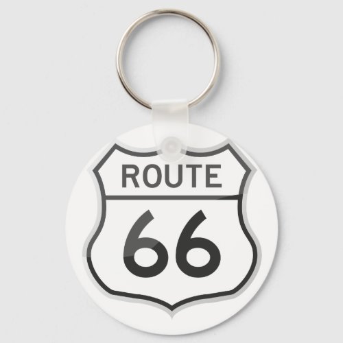 Route 66 US Scenic Historic Highway Road Trip Keychain