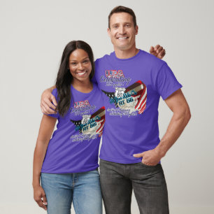 Route 66 USA250 flag t-shirt
