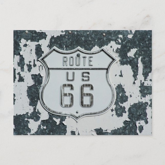 Route 66 vintage sign postcard (Front)