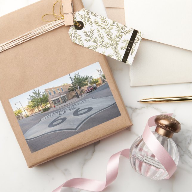 Route 66 Winslow Arizona Rectangular Sticker (Gifting)