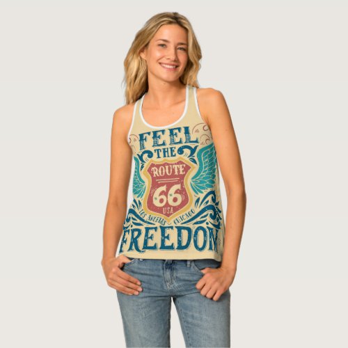 Route 66 Womens Tank Top