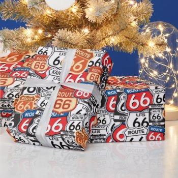 Route 66 Wrapping Paper by Incatneato at Zazzle