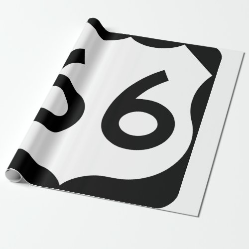 Route 66 wrapping paper
