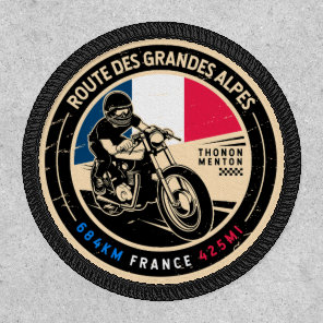 Route des Grandes Alpes | France | Motorcycle Patch