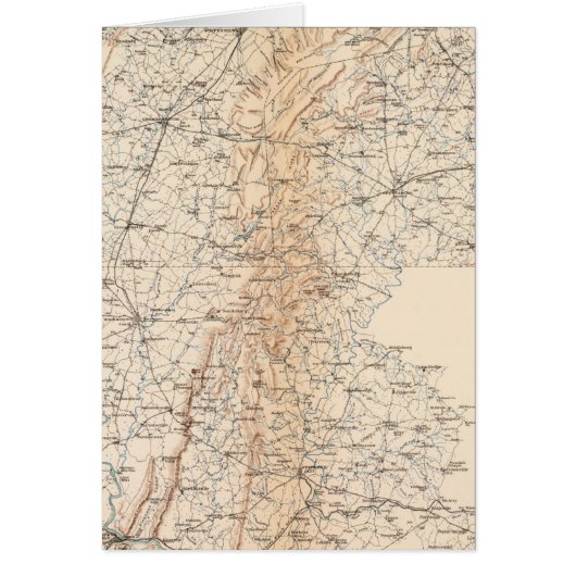 Route, Gettysburg campaign Cards (Front)