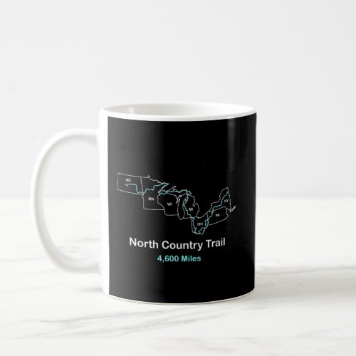 Route Map Of The North_Country National Scenic Tra Coffee Mug