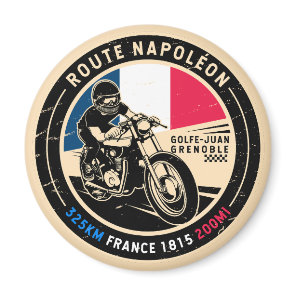 Route Napoleon | France | Motorcycle Magnet