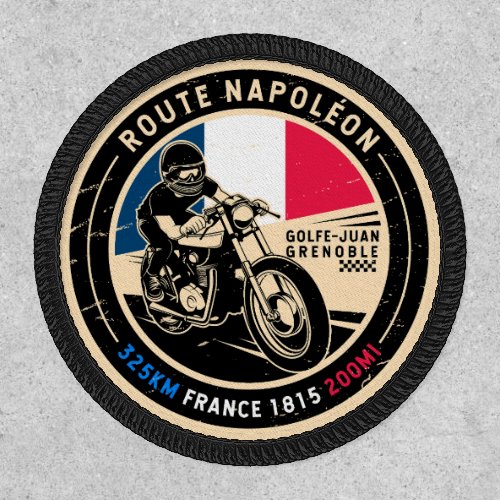 Route Napoleon  France  Motorcycle Patch