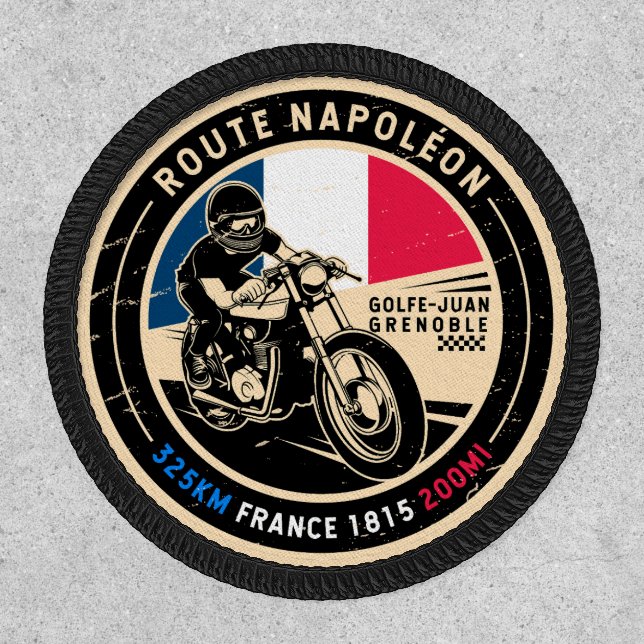 Route Napoleon | France | Motorcycle Patch (Front)