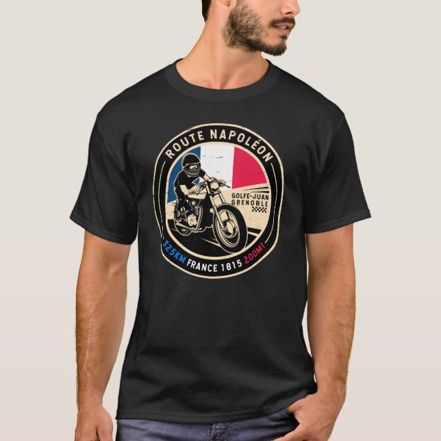 Route Napoleon | France | Motorcycle T-Shirt (Front)