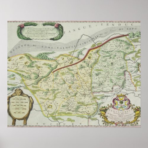 Route of Marco Polo Poster