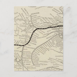 Route of the California Limited Postcard