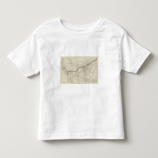 Route of the California Limited Toddler T-shirt (Front)