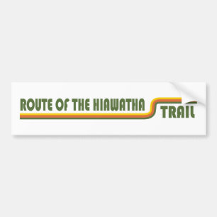 Route Of The Hiawatha Trail Bumper Sticker