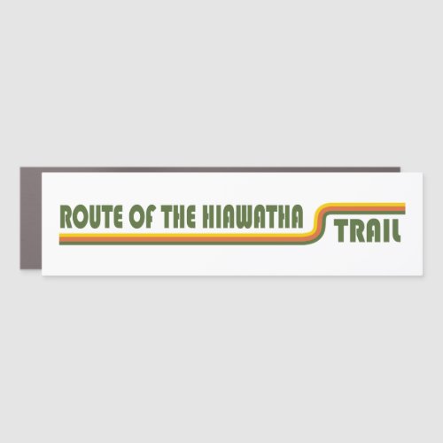 Route Of The Hiawatha Trail Car Magnet