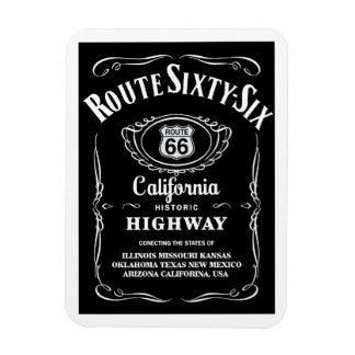Route Sixty-Six Black Label Magnet