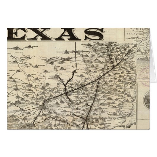 Route to Texas Cards (Front Horizontal)