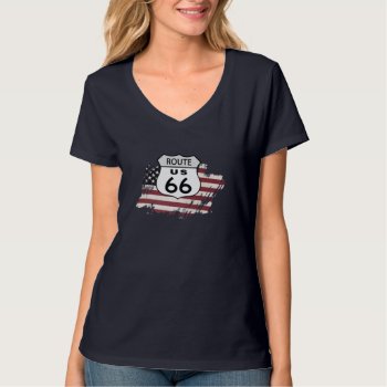 Route Us 66 T-shirt by Impactzone at Zazzle