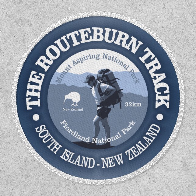 Routeburn Track (BG) Patch (Front)