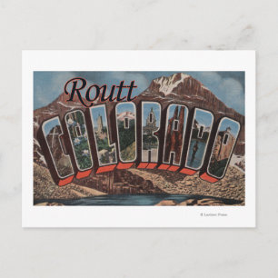 Routt, ColoradoLarge Letter ScenesRoutt, CO Postcard