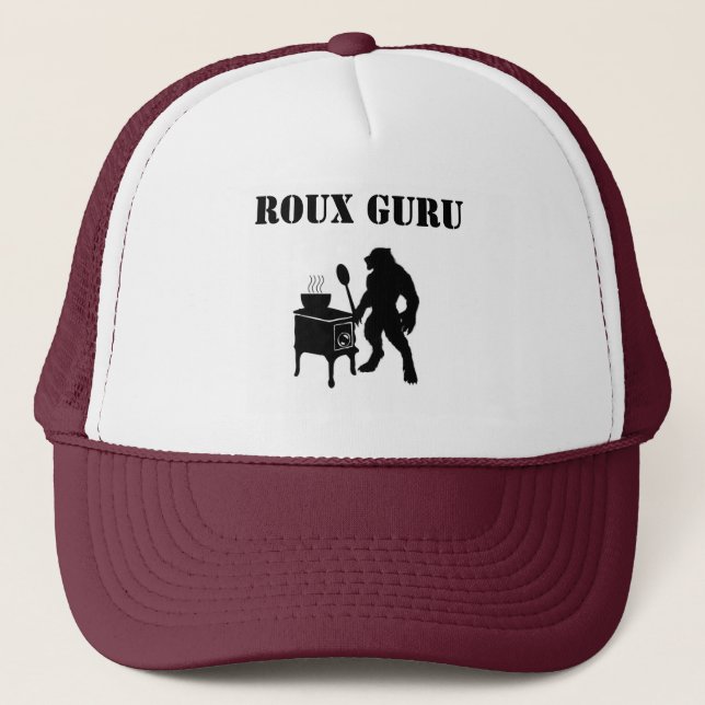 Roux Guru Rougarou Cajun Werewolf Trucker Hat (Front)